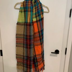 Urban outfitters mixed plaid scarf